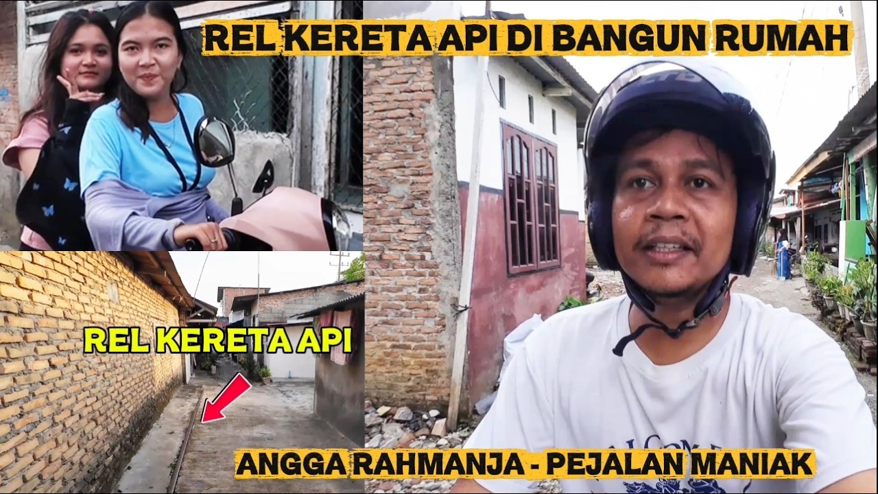 PADAT PENDUDUK DI ATAS REL KERETA API #kawasanpadatpenduduk #medancity