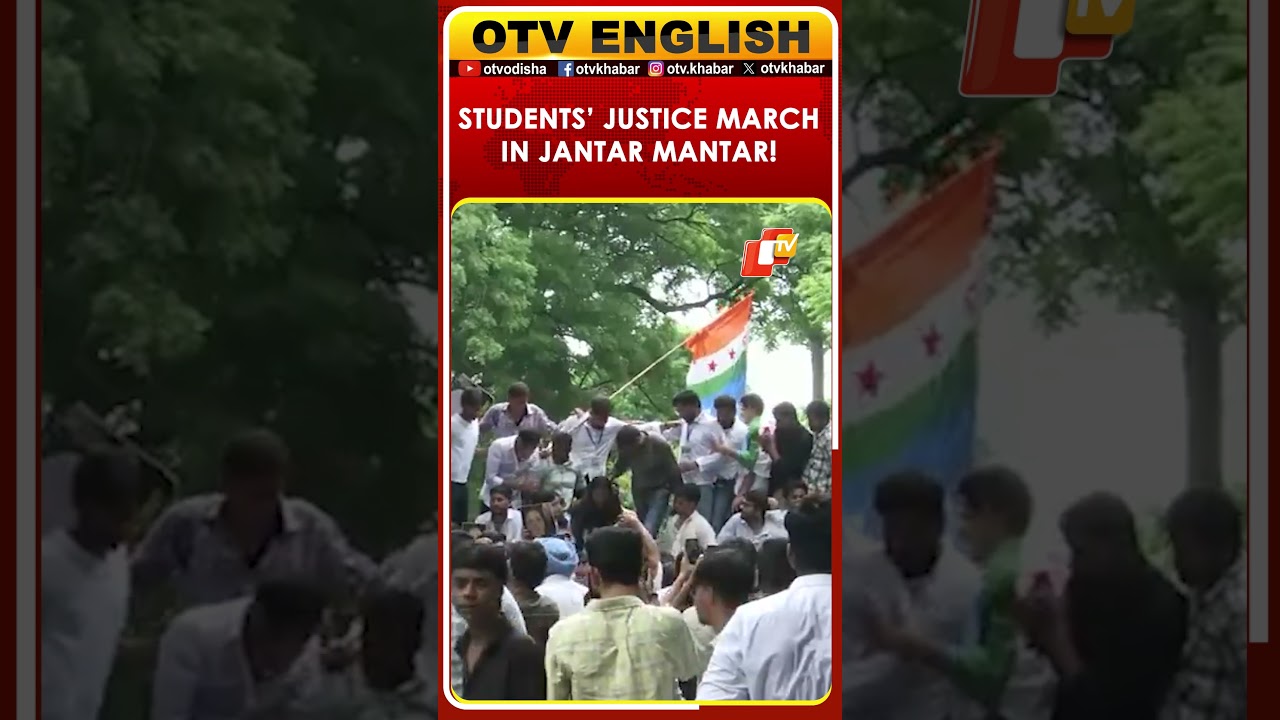 NSUI Holds Students' Justice March Over Alleged Violence In Delhi