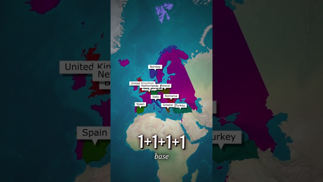How many Military Bases does US have in other Countries? #usa #europe #africa #asia #middleeast