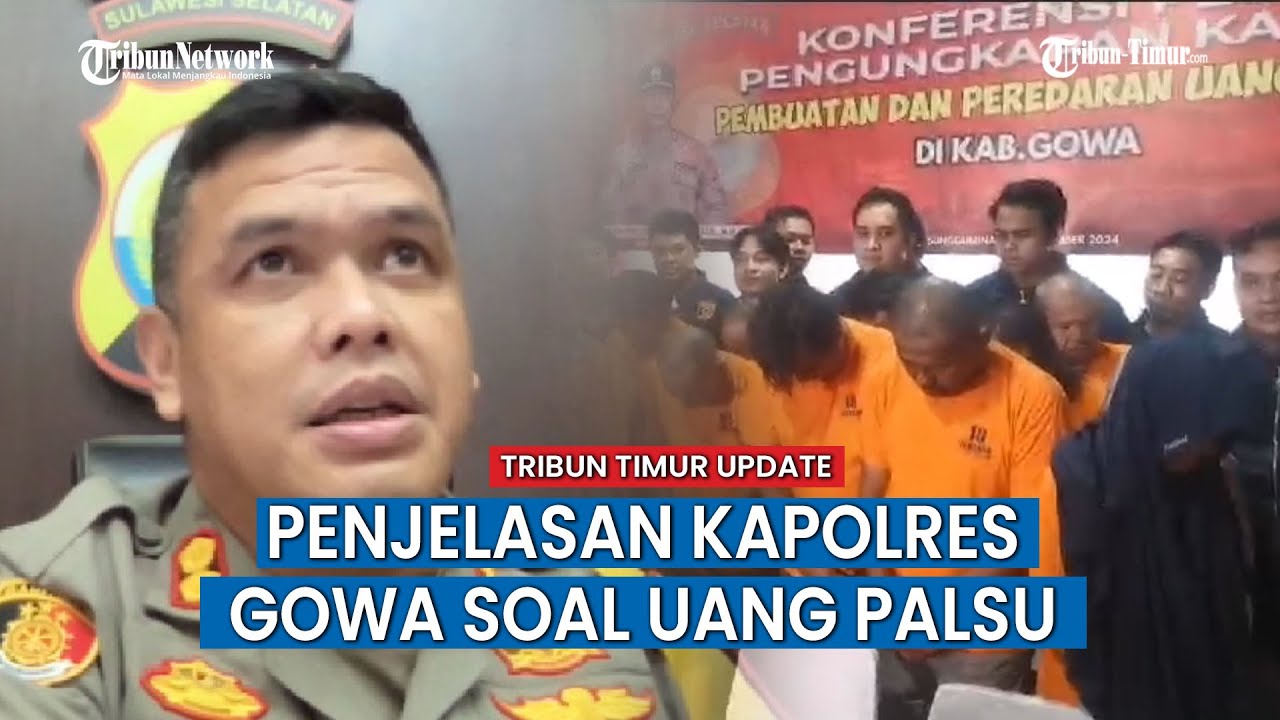 Penjelasan Kapolres Gowa Soal Kronologi dan Terbongkarnya Sindikat Uang Palsu di UIN Alauddin