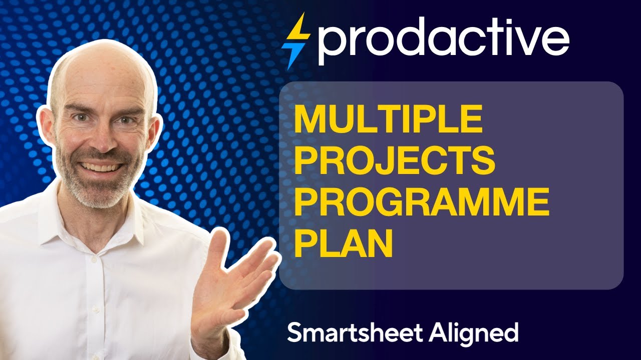 Демонстрация Smartsheet для создания плана программы из нескольких проектов