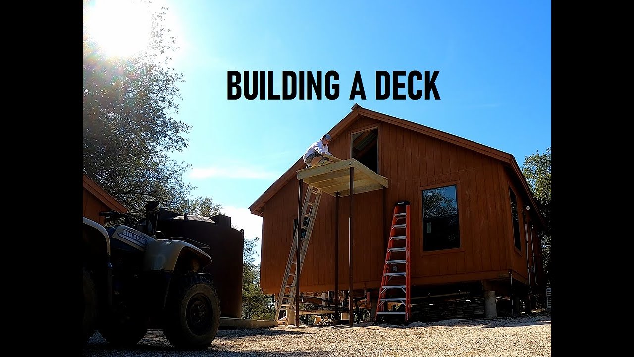 Building A Deck - 12 Feet off the Ground