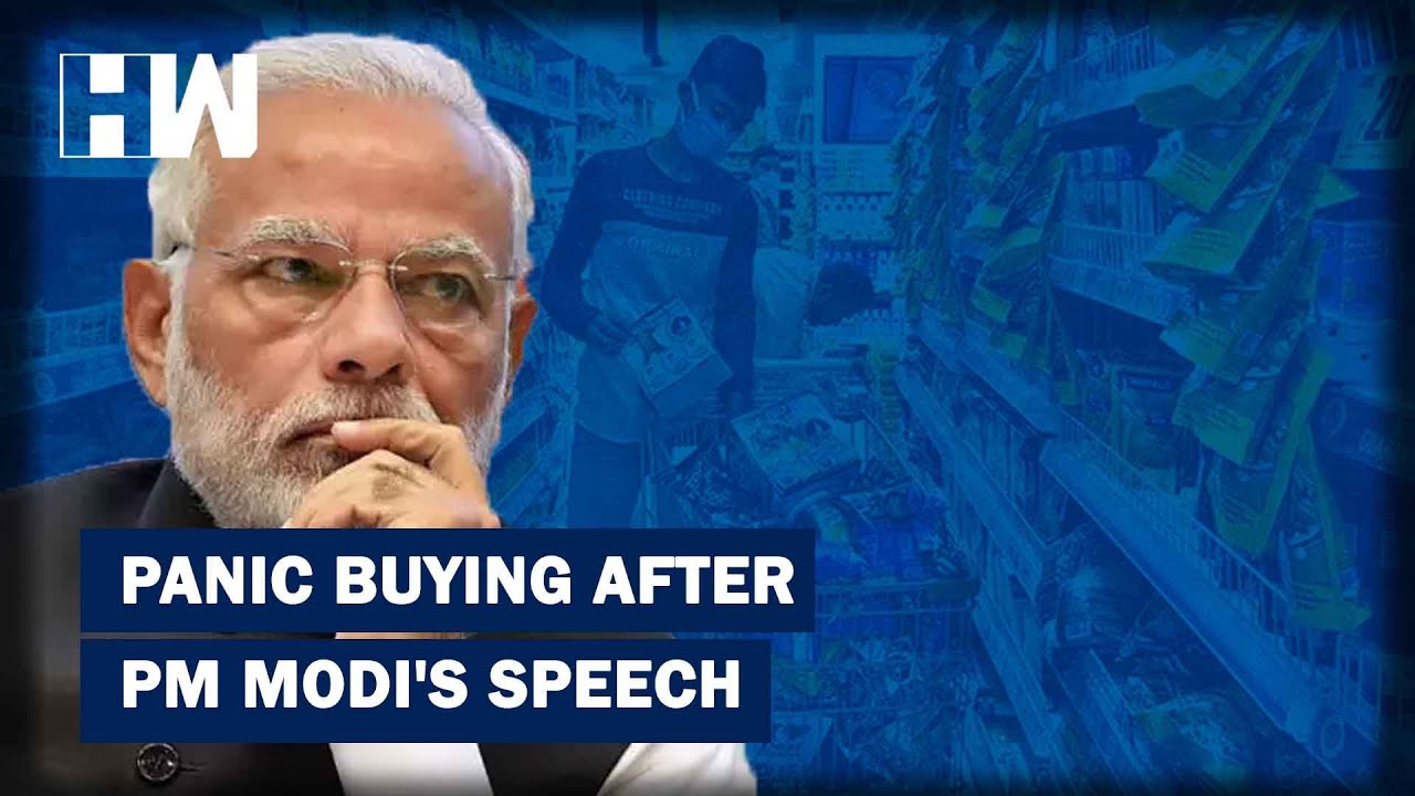 People Go In Panic Buying After PM Modi Announces 21 Days Lockdown | HW News English