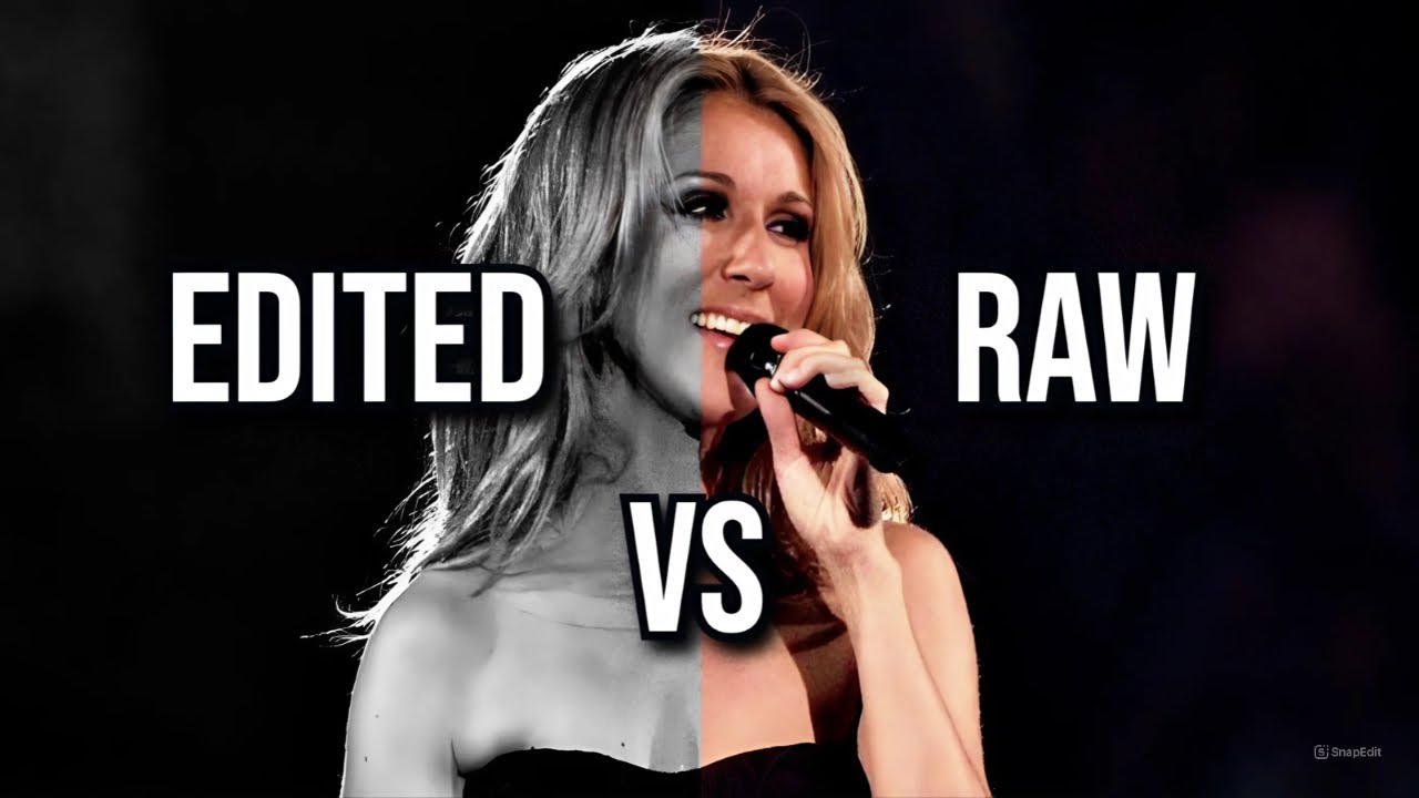 Céline Dion - EDITED/DUBBED Vs. RAW Vocals! (Same Performances Comparison)