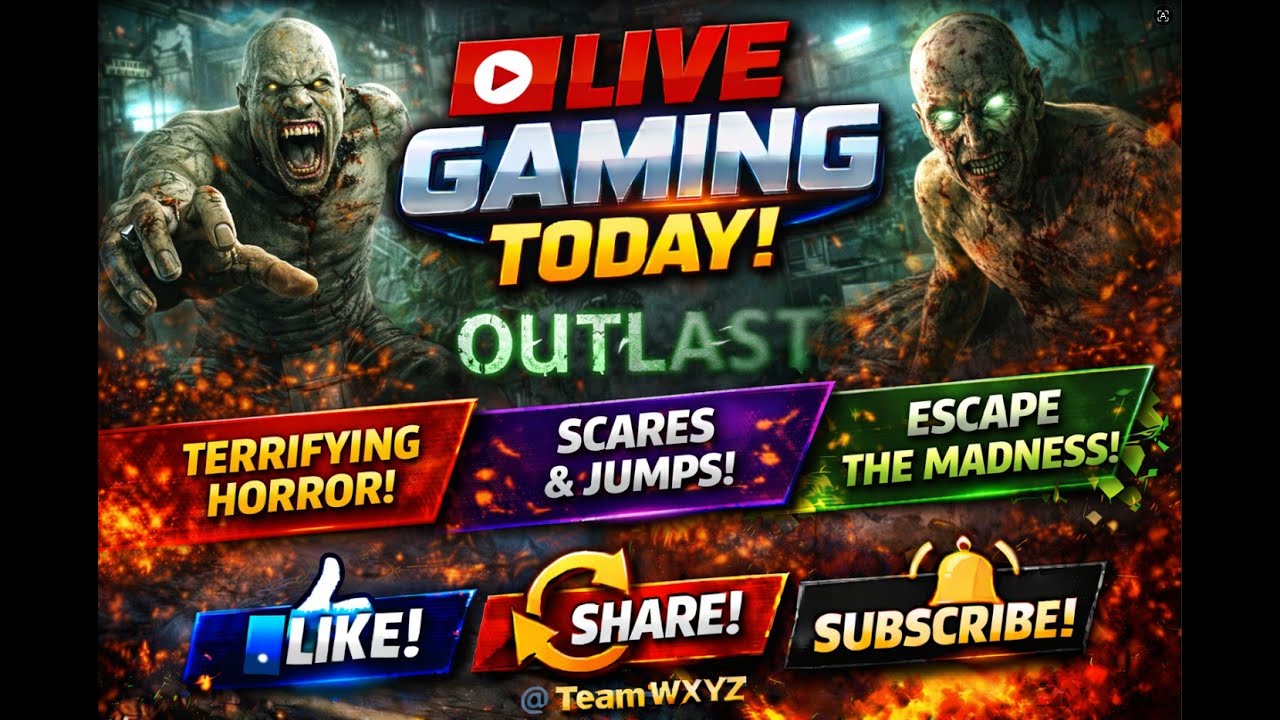 🎮Outlast  (Part1) Live Gaming Today | Chill Gameplay, Good Vibes & Fun Chat