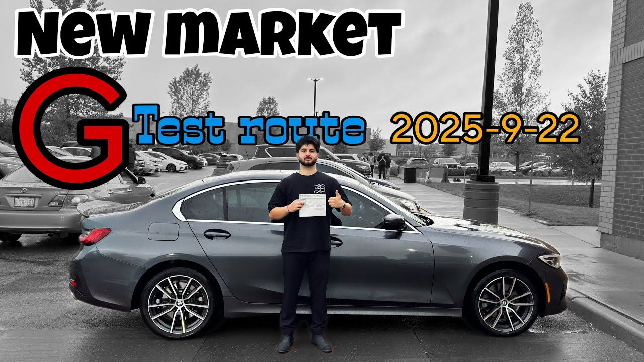 Newmarket G test route  | real test | full process | Canada |