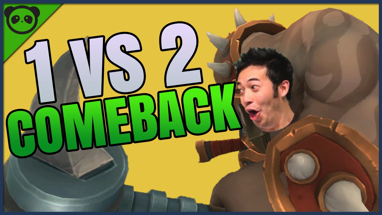 Battlerite - Never Give Up - Rook 1v2 Gameplay & Analysis