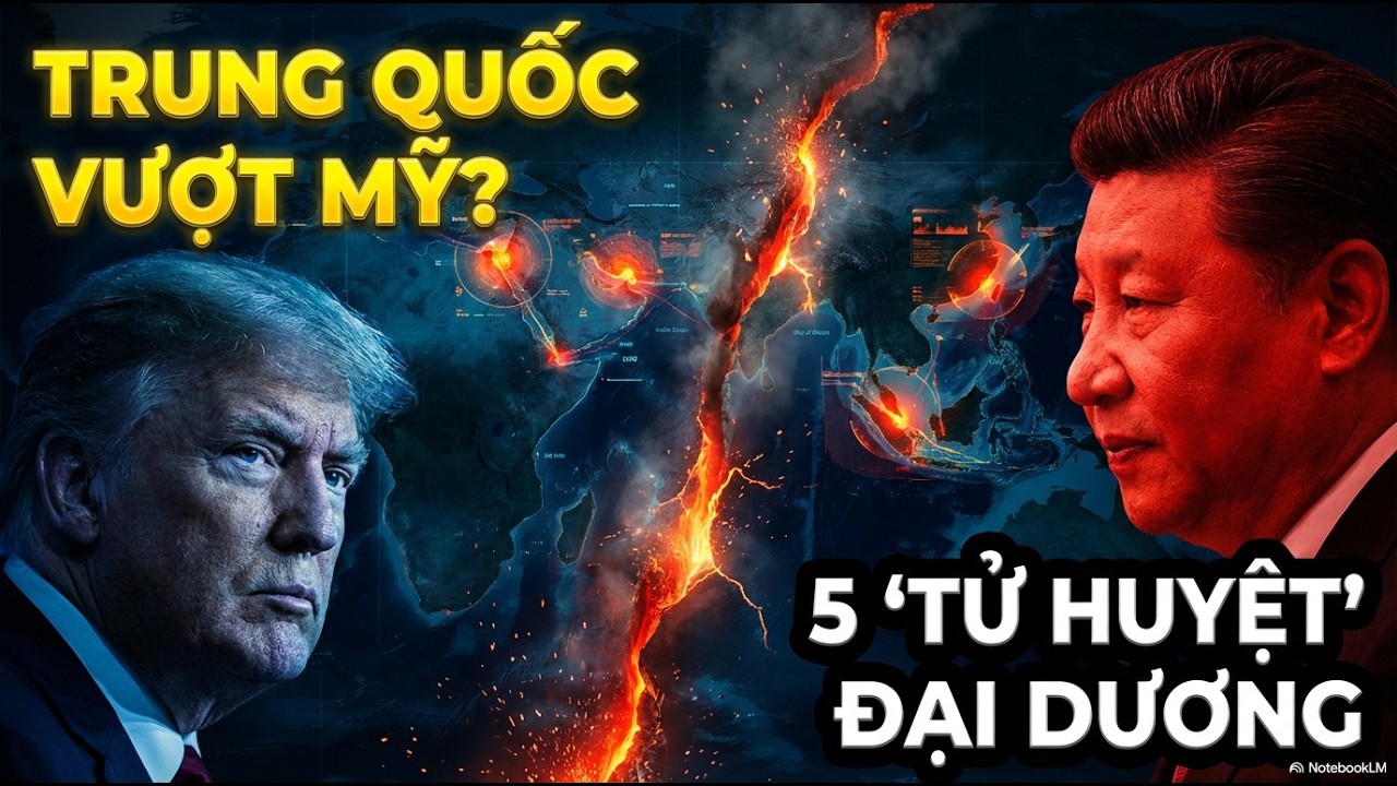 Vì sao Mỹ - Trung quyết liệt tranh giành 5 điểm nghẽn hàng hải chiến lược này?