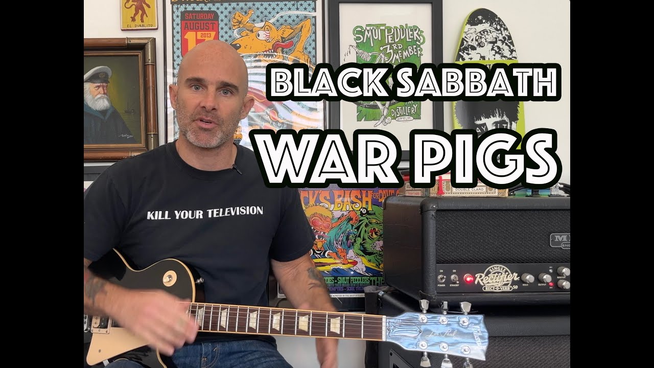 War Pigs от Black Sabbath: урок игры на гитаре + руководство