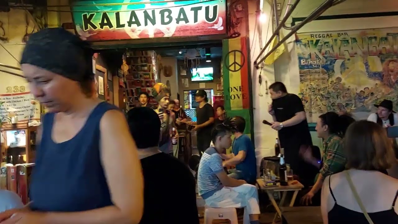Funky Reggae jam in Kalanbatu Reggae Bar | Bangkok