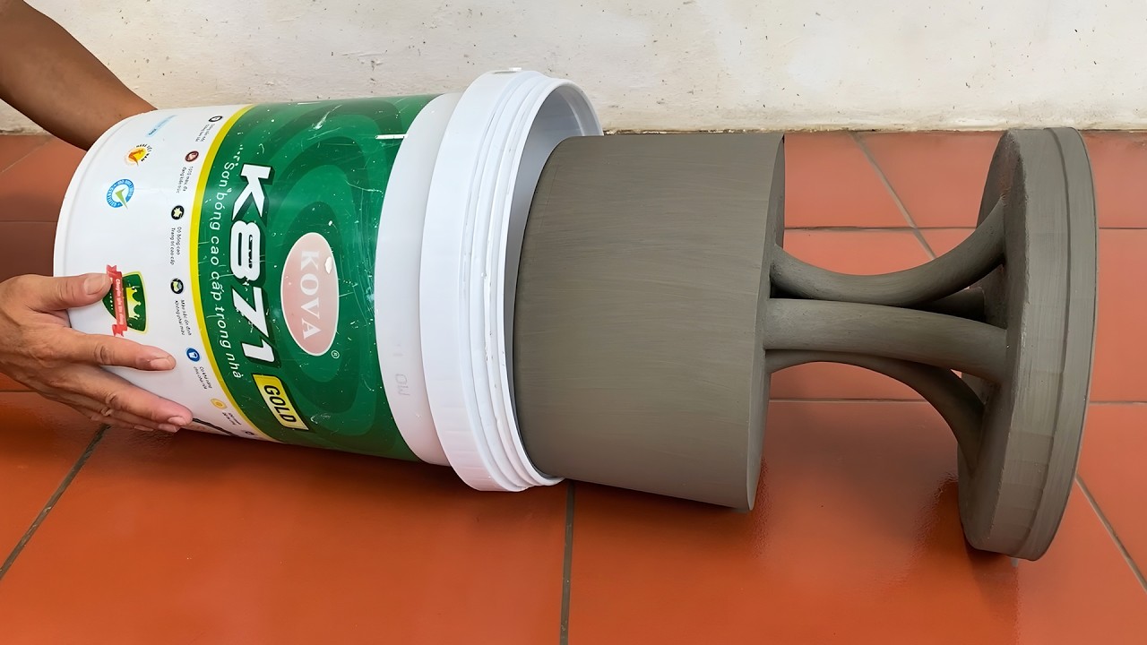 Cement And Plastic Pipes - How To Make Bautiful Home Decorations