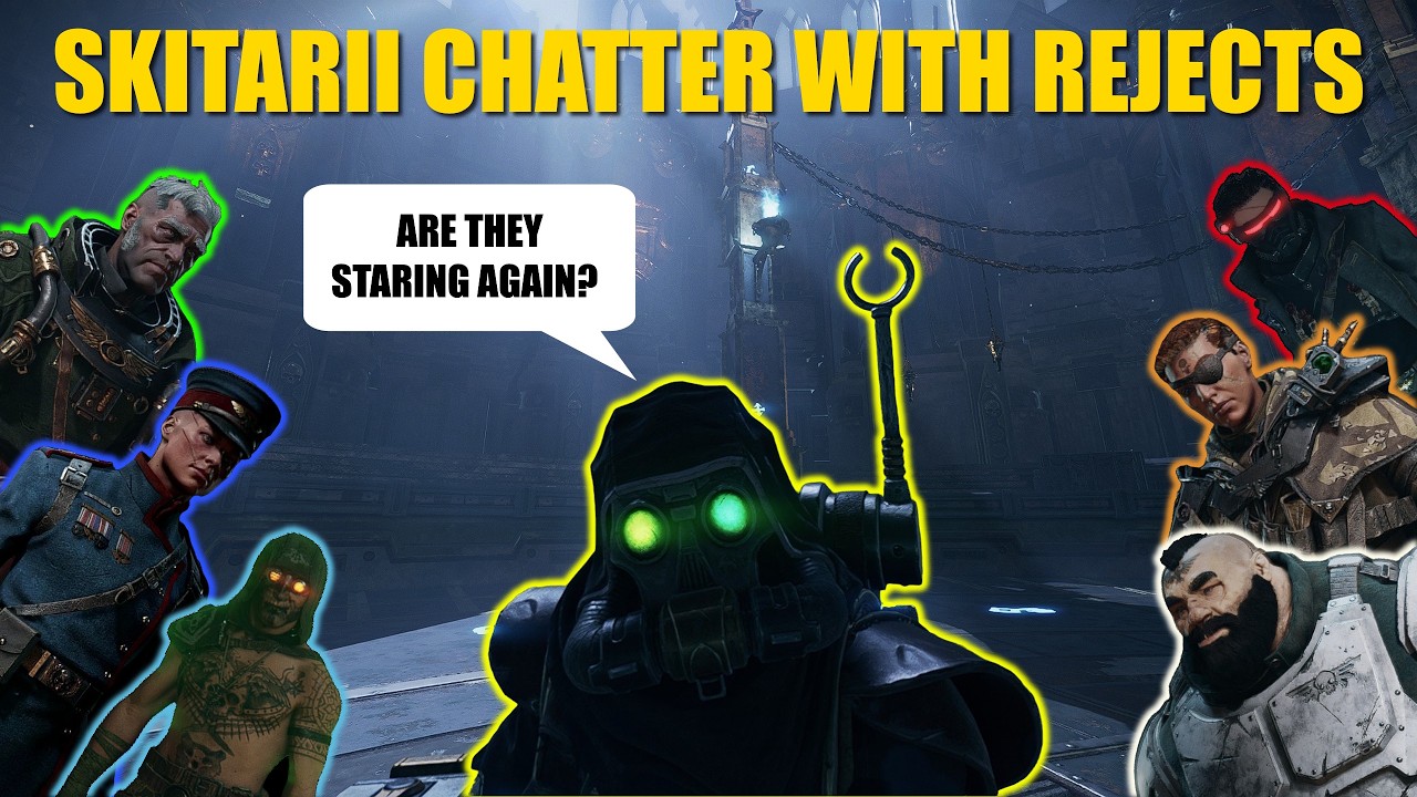 Skitarii banter with other classes v.2 // 10 minutes of Meatbag vs Tincan // DARKTIDE