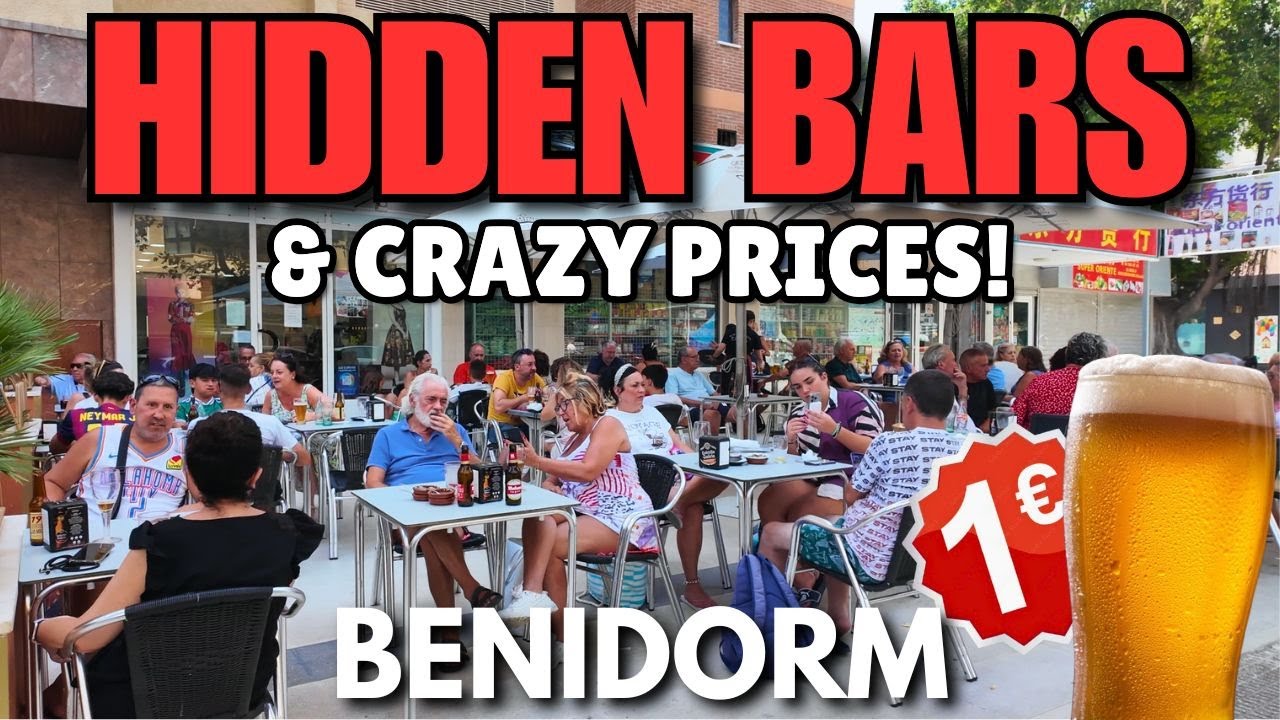 Benidorm - CRAZY Cheap Drinks & Hidden Bars Behind the Strip! 😲💰