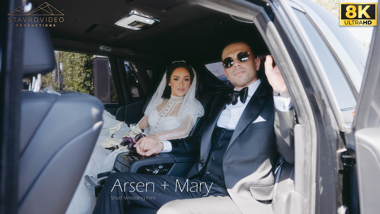 Arsen + Mary's 8K UHD Short Wedding Film at  Taglyan hall and st Marys Church