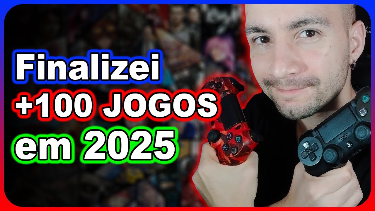 Finalizei MAIS de 100 JOGOS em 2025!