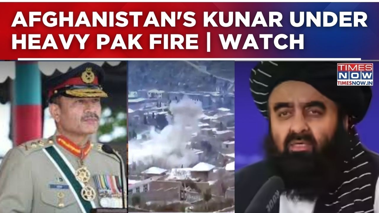 Pakistan Continues Shelling Across Afghanistan's Kunar After Deadly Kabul Hospital Attack | Watch