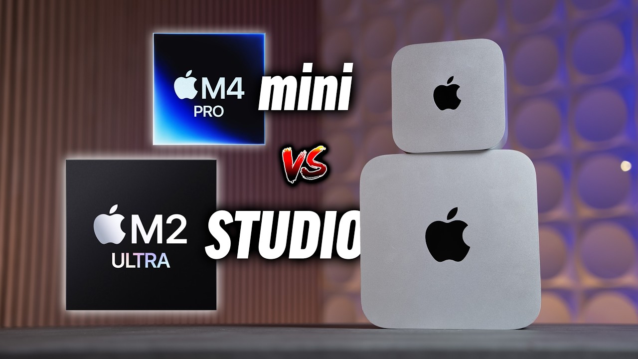 M4 Pro Mac mini против M2 Ultra Mac Studio — лучший ПК в истории?!