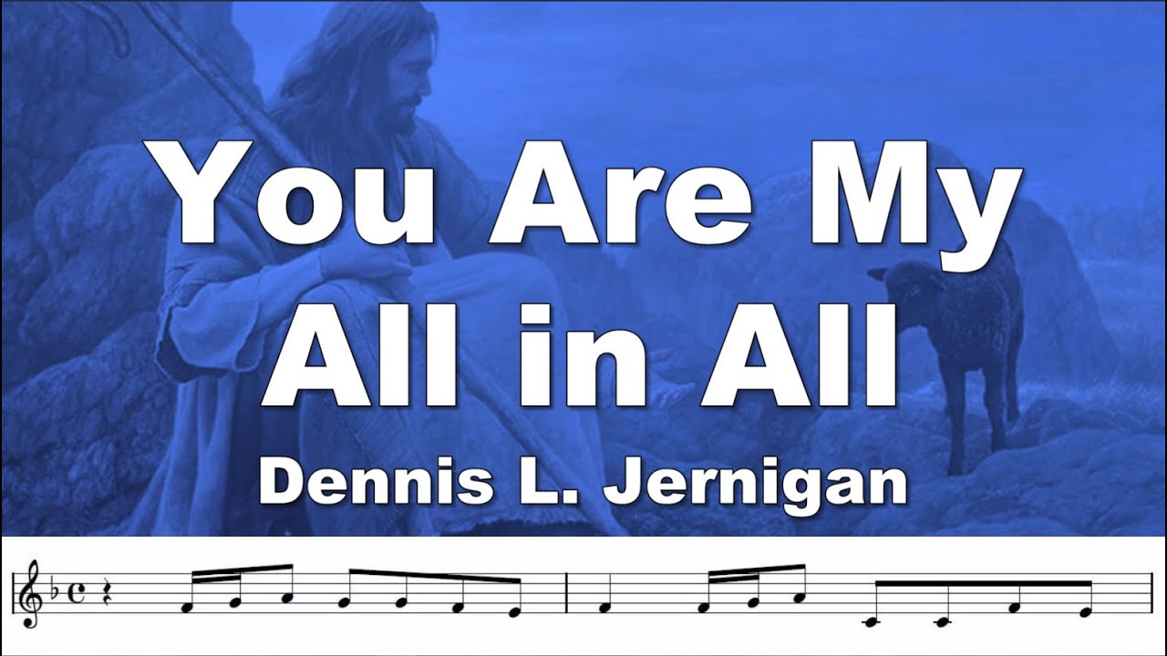 You are My All in All. A beautiful Bb trumpet play-along with piano accompaniment .