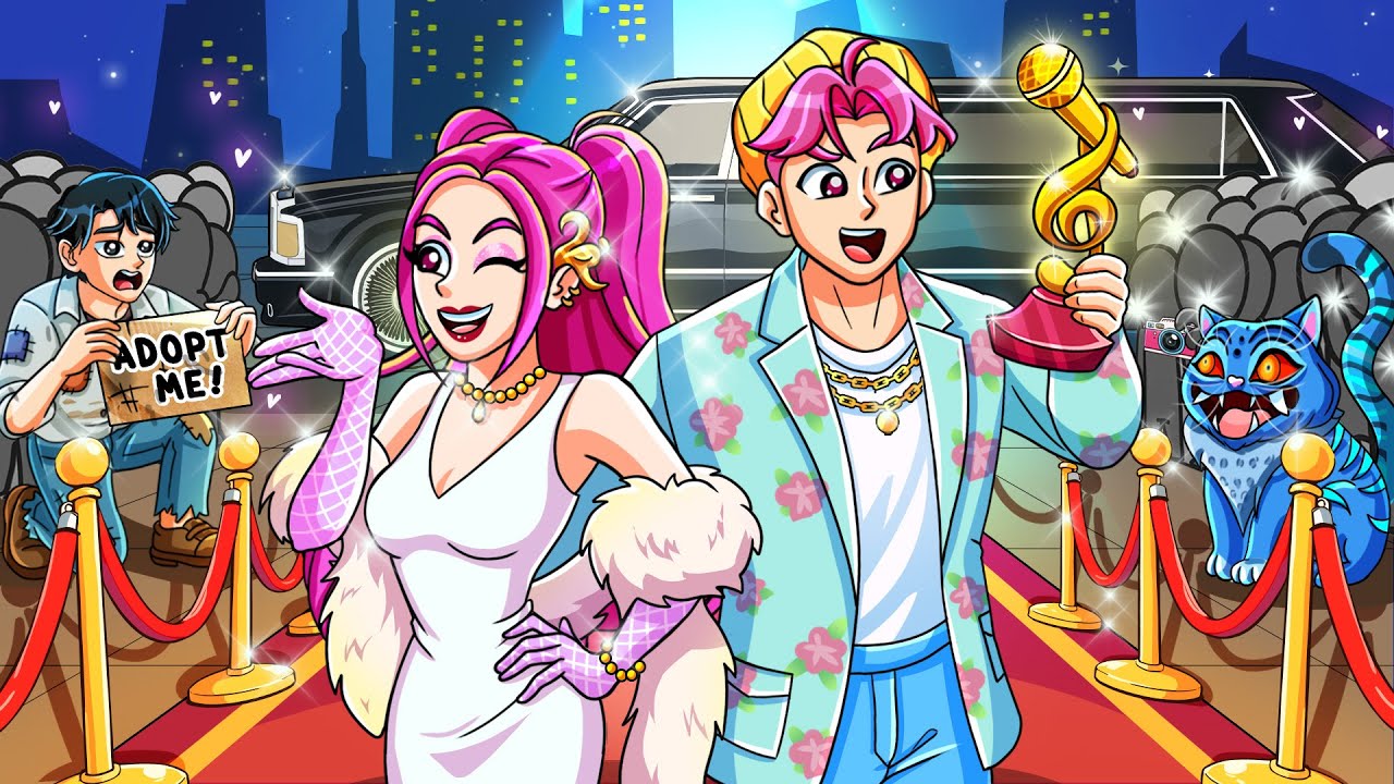 JINU ADOPTED By A FAMOUS Family! | KPop Demon Hunters Animation
