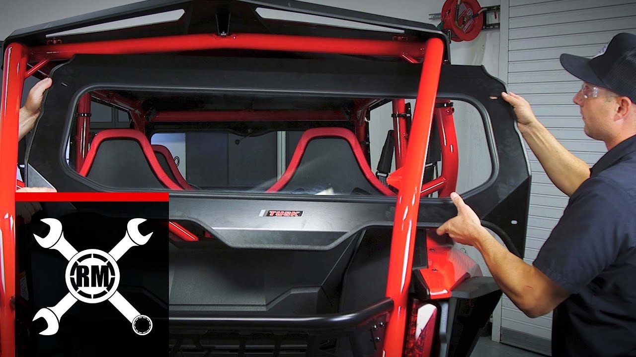 How To Install a Tusk Rear Glass Window on a Honda Talon 1000R/X & X-4