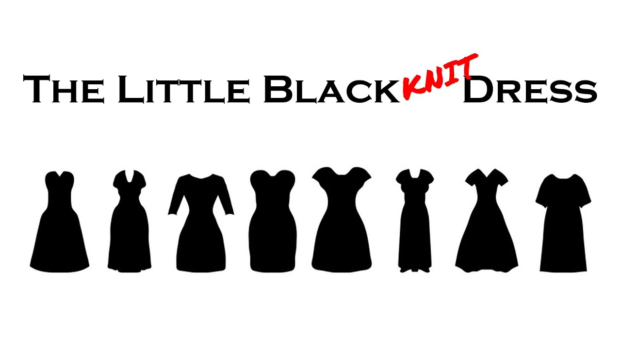 Sewing Inspiration: The Little Black KNIT Dress!