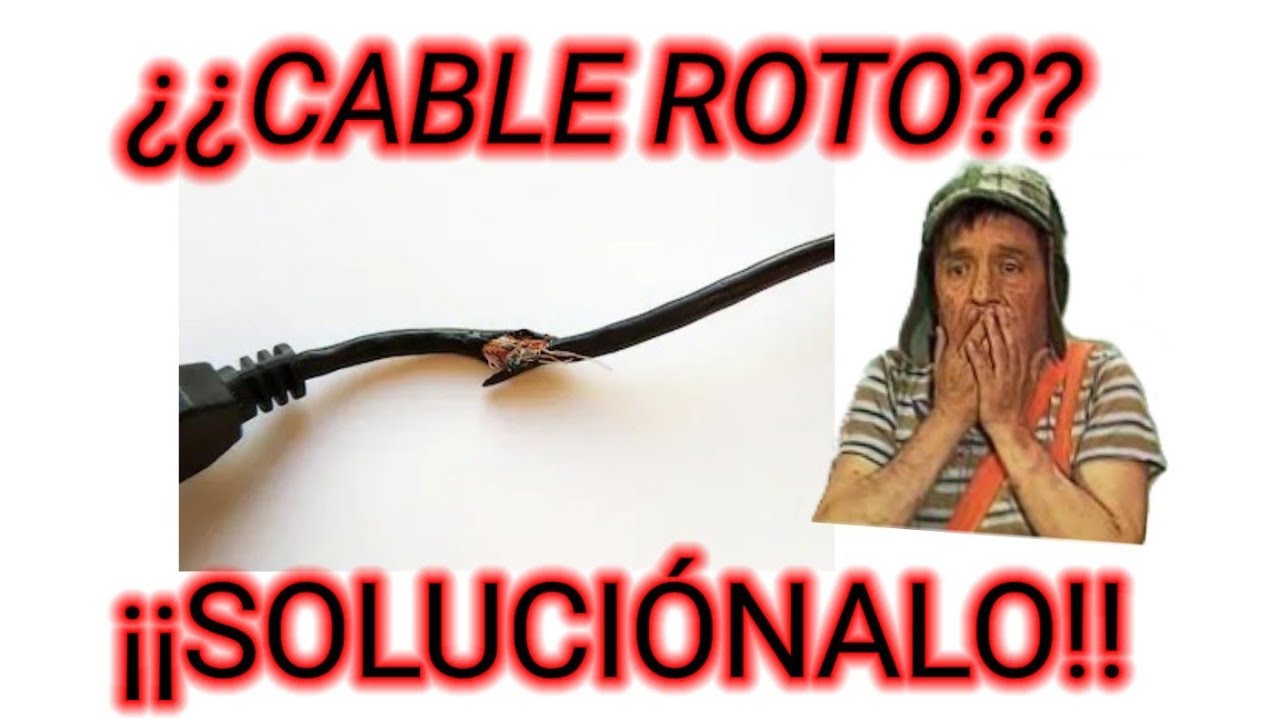 Como reparar un cable el&eacute;ctrico roto -&iexcl;&iexcl; R&Aacute;PIDO Y SENCILLO!!!
