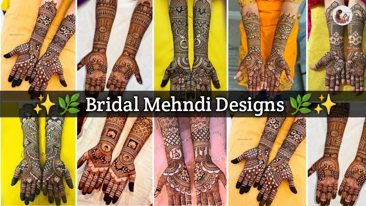 Wedding Mehndi Designs / Bridal Mehndi Design / Dulhan Mehandi Design मेंहदी डिज़ाइन/मेंहदी  फोटो 
