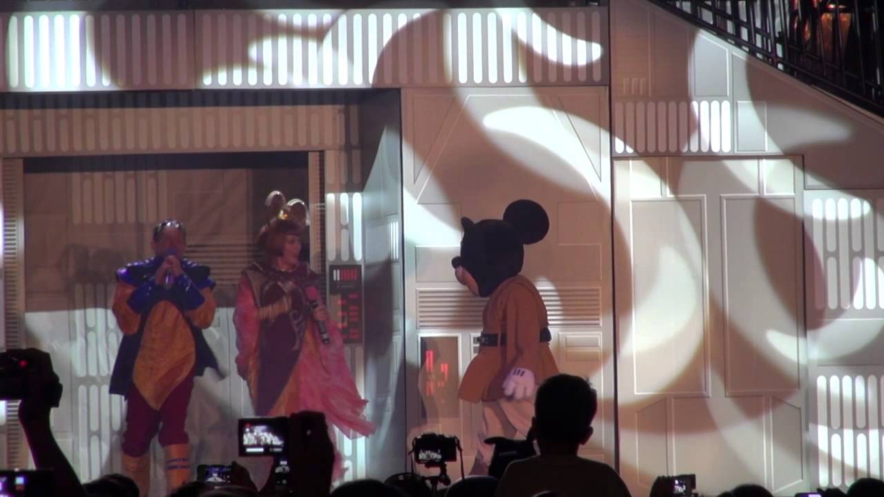 Hyperspace Hoopla 2013 Jedi Mickey Mouse Dancing