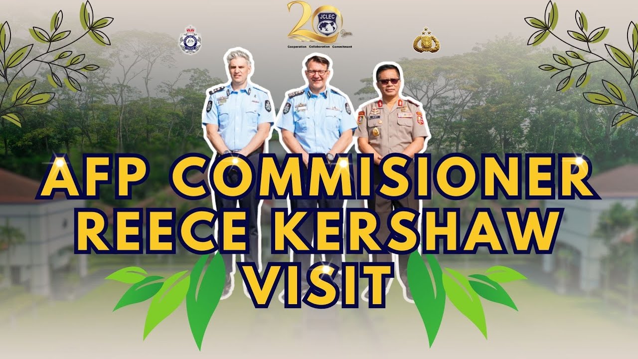 AFP Commissioner Reece Kershaw Visit to JCLEC