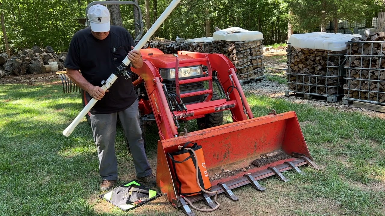 Using the air cannon to put a pull rope in a tree - #21