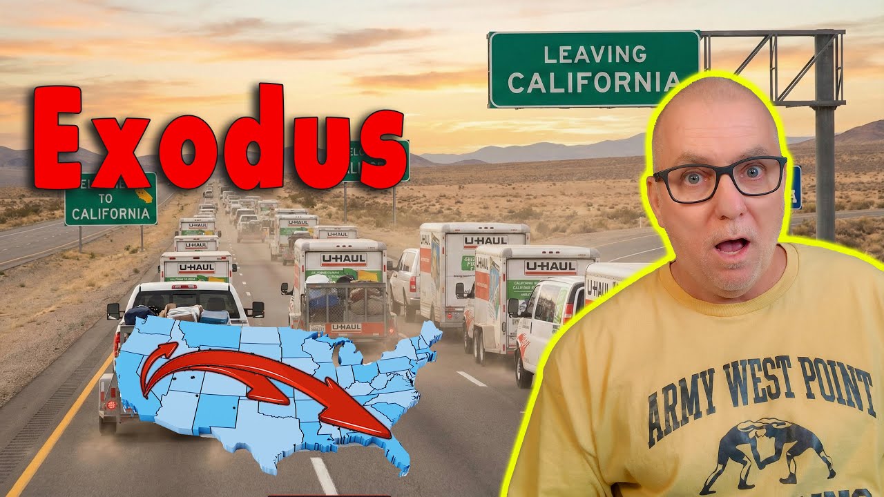 Top 10 states Californians are moving to. California sucks and people are leaving.