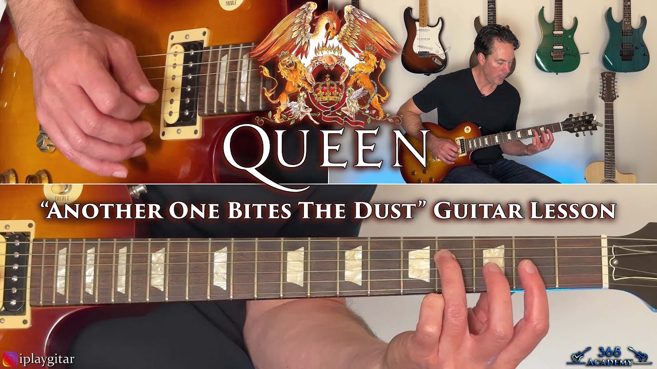 Queen - Another One Bites The Dust Урок игры на гитаре