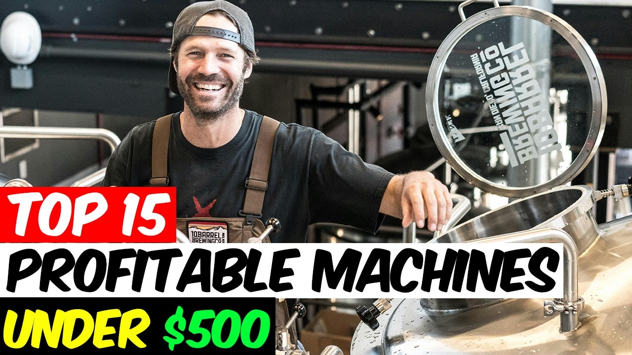 Turn $500 Into a Business! 15 Must-Have Machines to Start Earning Today!