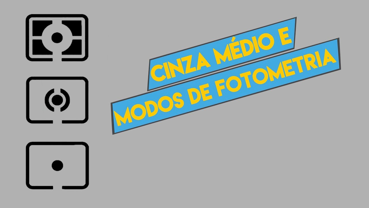 Câmera Velha # 98 Cinza médio e modos de fotometria