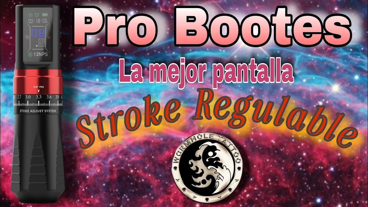 TATTOO PEN WORMHOLE PRO BOOTES🔥UNA PANTALLA INCREÍBLE 😱