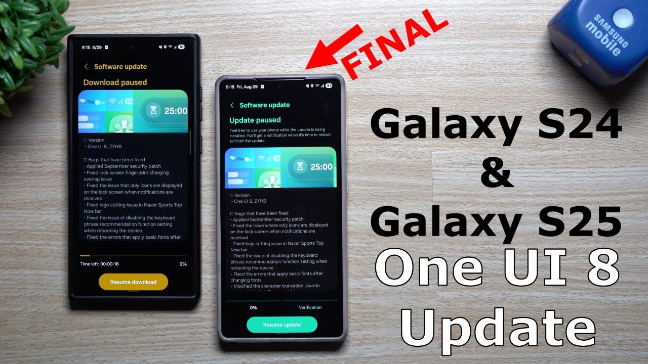 One UI 8 Beta Updates - Galaxy S24 Series and S25 Series: Now Brief is Here & 