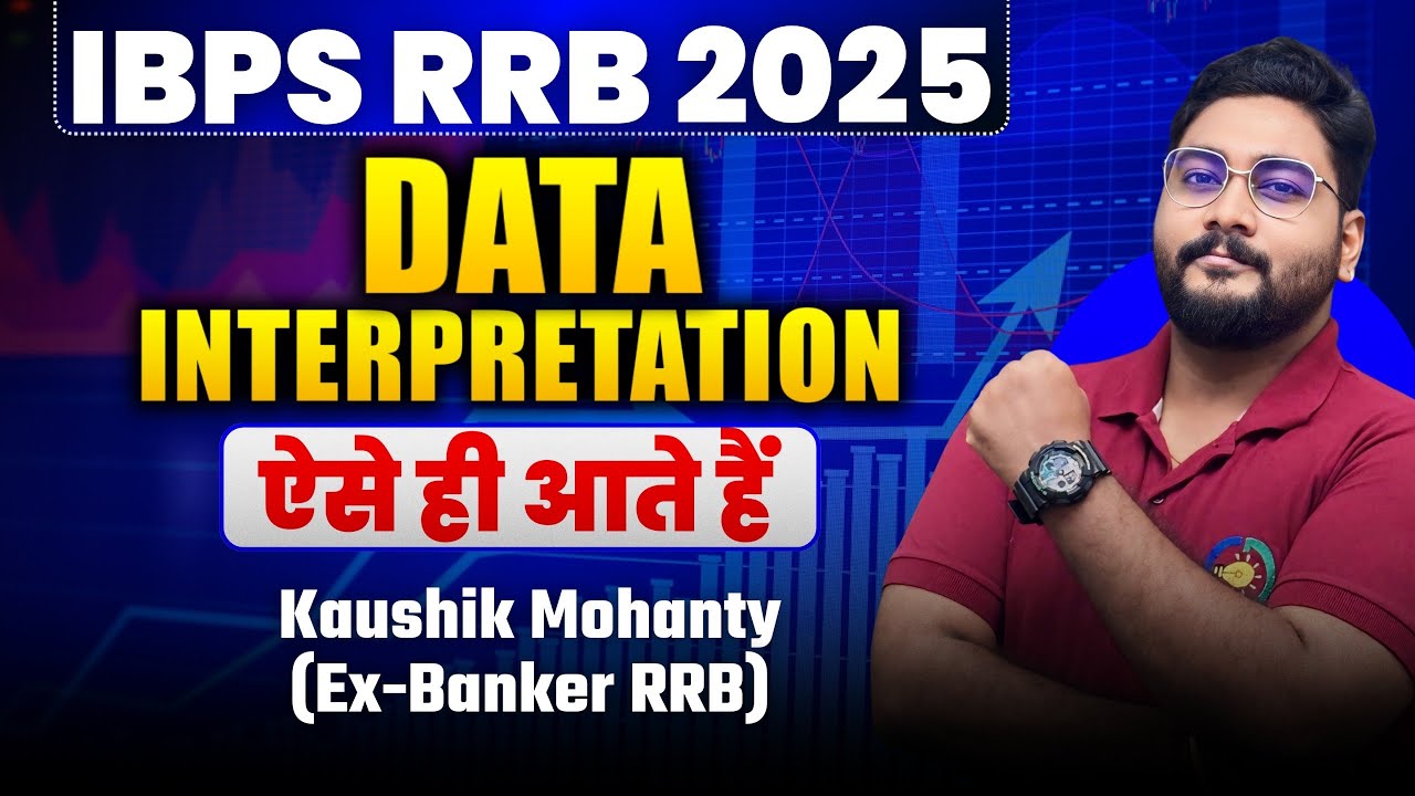 RRB PO 2025 Quant Preparation || Data Interpretation Shortcut Techniques By Kaushik Mohanty ||