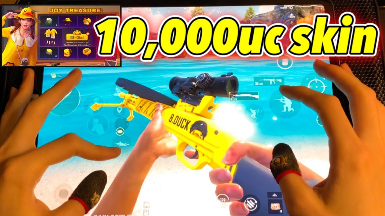 B.Duck 10.000uc Skin‼️|  Six Fingers Claw Hand Cam #83 | BIBORUBAGINZU 【pubg mobile】