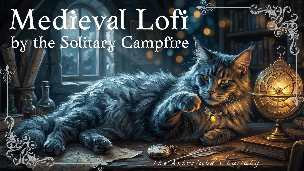 Lofi Playlist🔥The Astrolabe's Lullaby | Calm Focus | Cozy Chill | Fantasy Music For Study & Relaxing