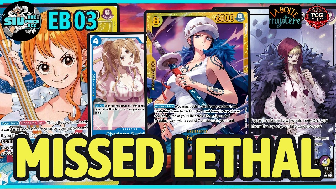 MISSED LETHAL [EB03] 🔵🟡 Nami VS. 🟣🟡 Rosinante 🎮 GAMEPLAY