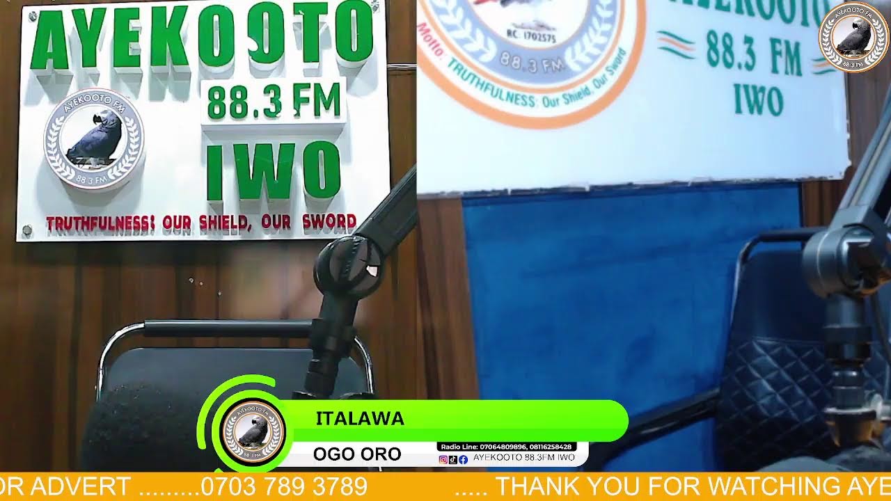 Ayekooto 88.3fm Live Stream