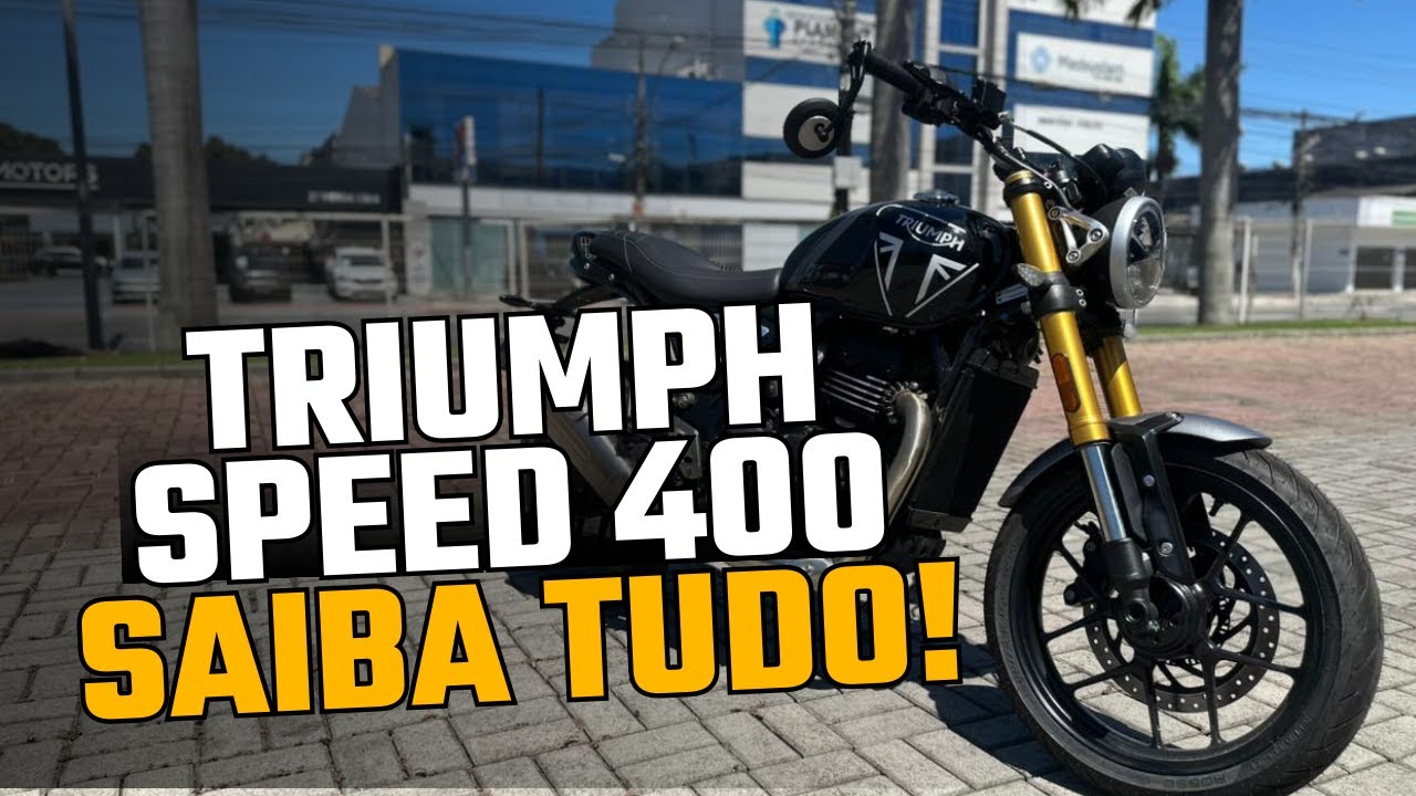 Speed 400 Melhor Vídeo TRIUMPH Revisões e ficha técnica 