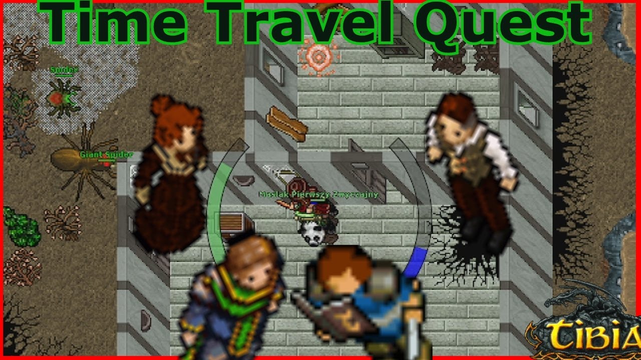[Time Travel Quest] Dostęp do Bosa LORD RETRO i Formal Dress Outfit Podstawka - TIBIA