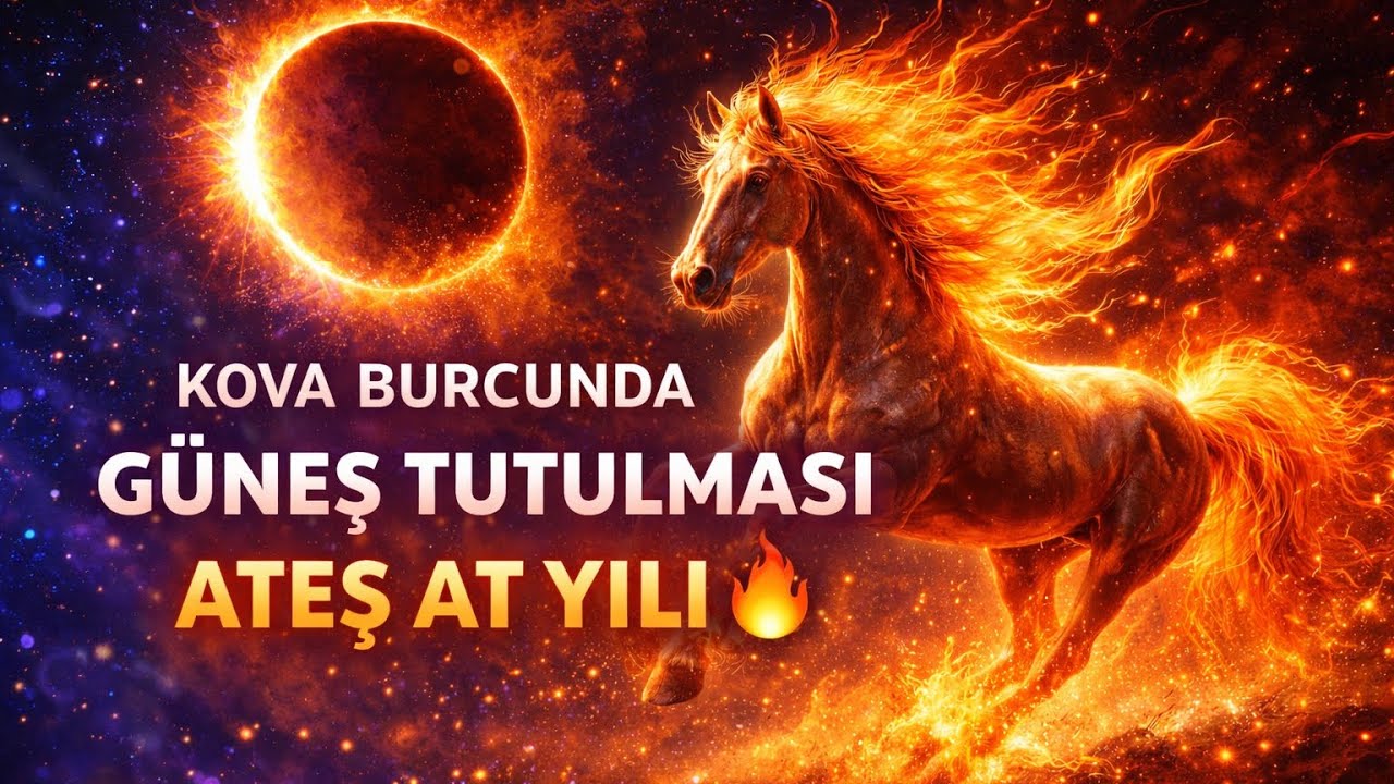 Kova Burcunda Güneş Tutulması, Ateş At Yılı 🔥 Ne Bilmen Gerekiyor? 