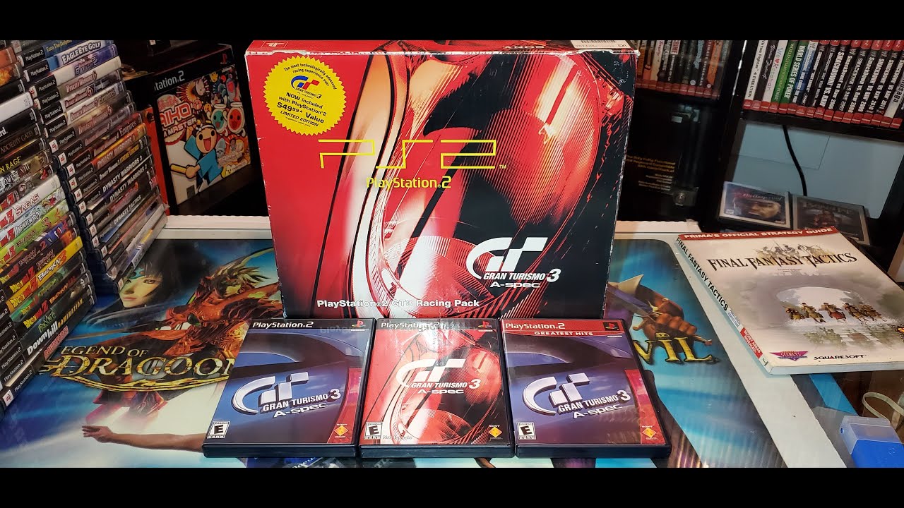 Gran Turismo 3 A-Spec Racing Pack System & Game Variants on PlayStation 2