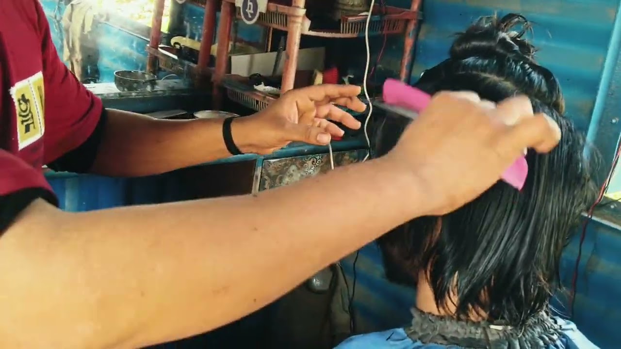 Long haircut karna sikhe long haircut kese kare #rezer haircut karna sikhe #viral #shortvideo 