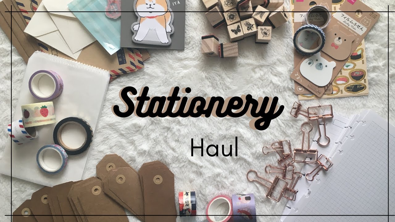 STATIONERY HAUL | 🍥 Daiso Japan and penpal supplies 💌