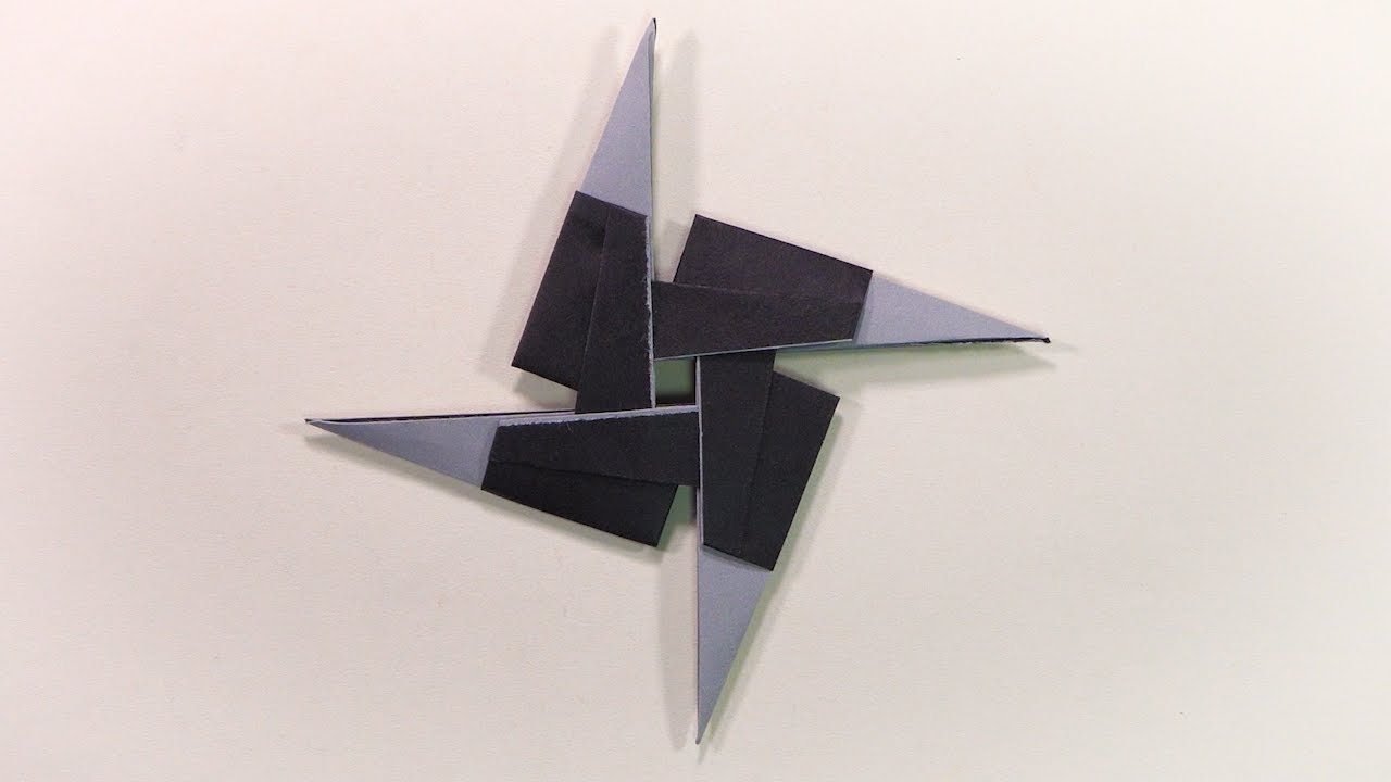 표창 종이접기 / Origami Mini Ninja Star (Shuriken)