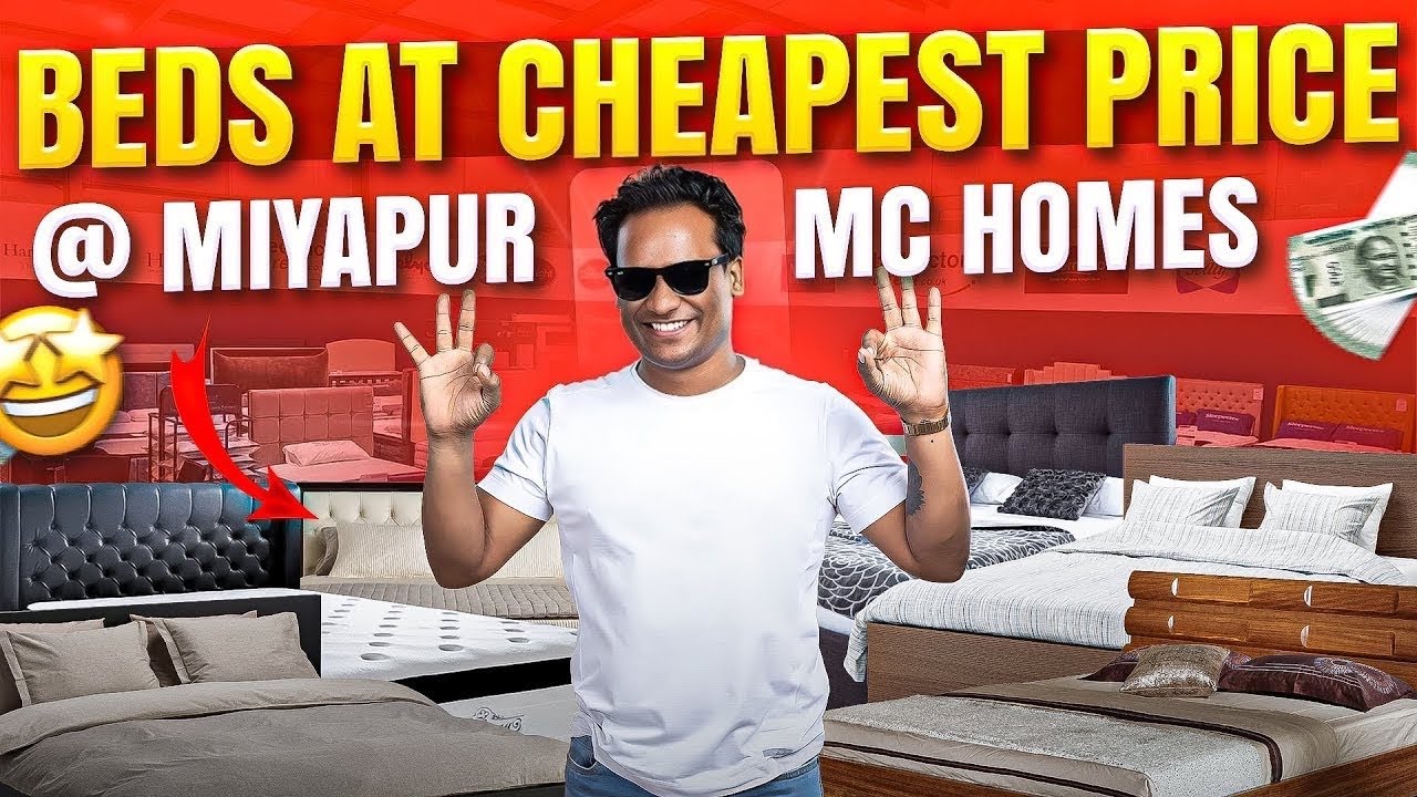 Beds at cheapest price #hyderabad #teluguteatalks #Miyapur ||The Best Roadside Furniture Market