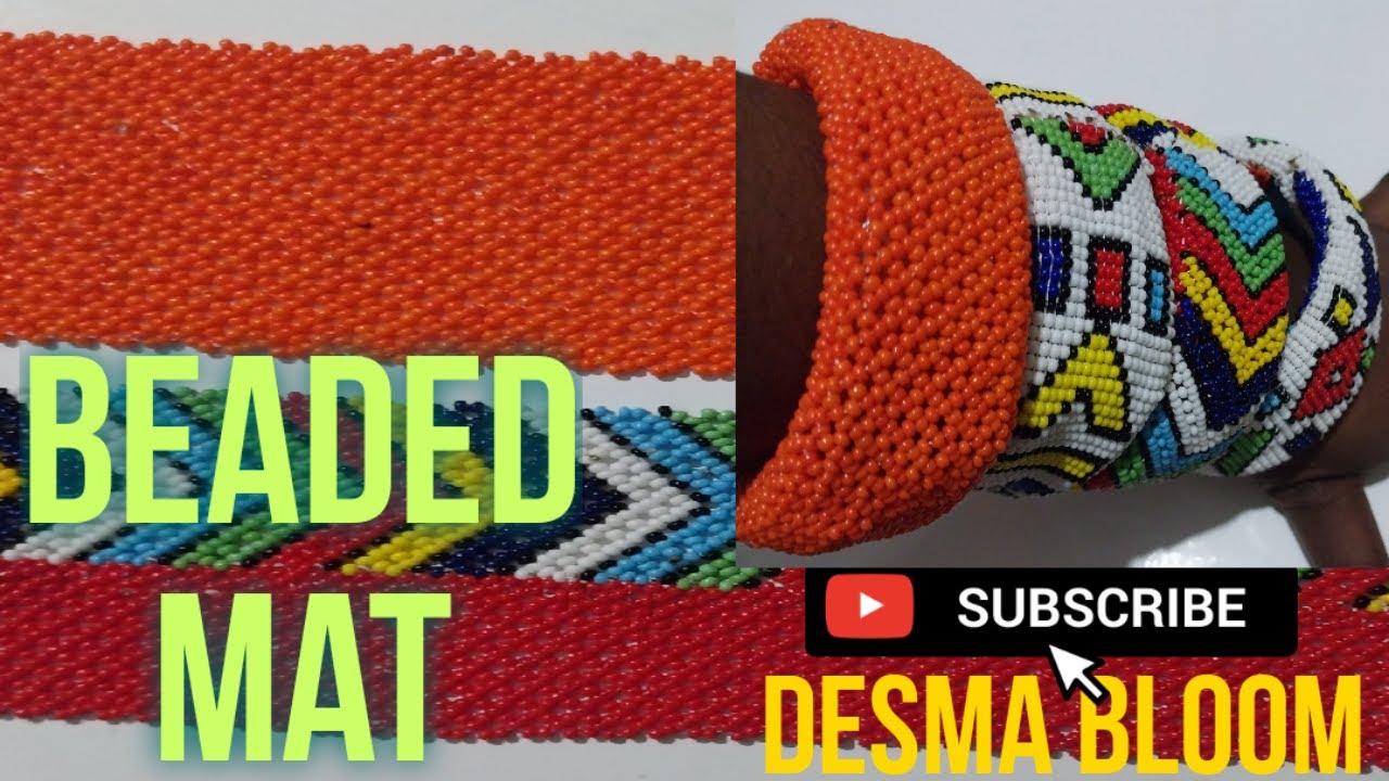 HOW TO MAKE A BEADED MAT